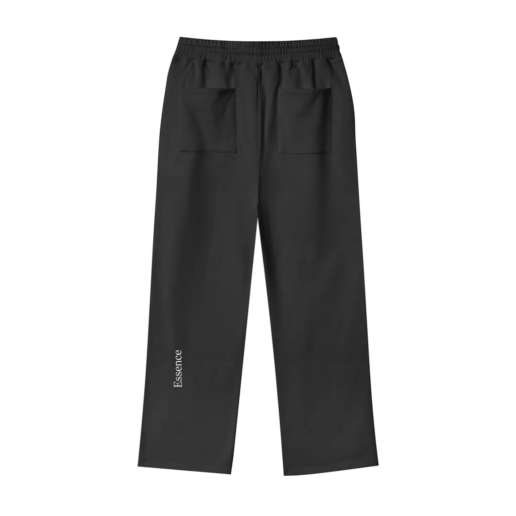 Unisex Loose Fit Fleece Straight Leg Pants