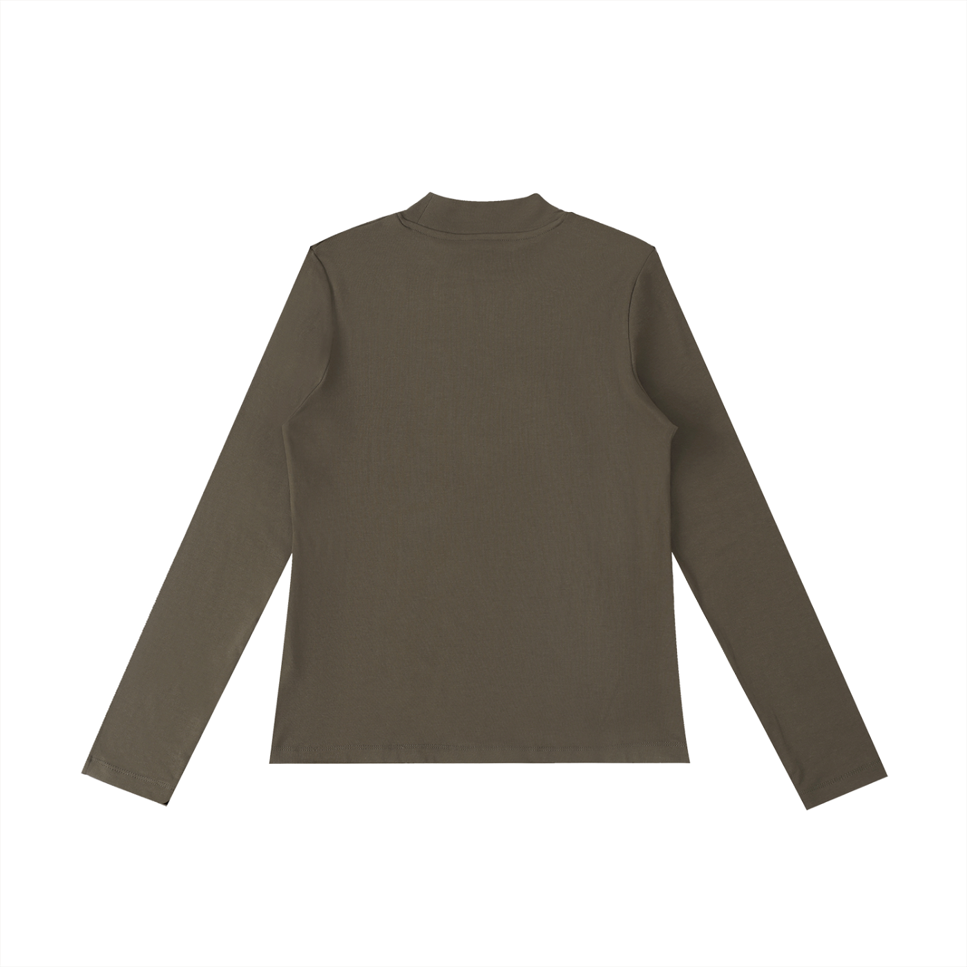 Women’s Essential Mock Neck Long Sleeve T-Shirt